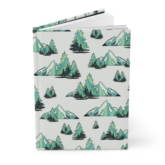 Hardcover Journal Matte - Mountains & Trees