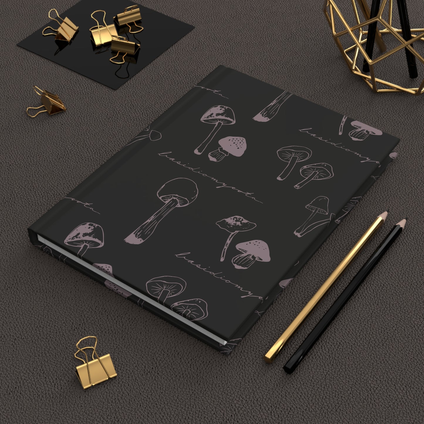 Hardcover Journal Matte - Dark Mycota