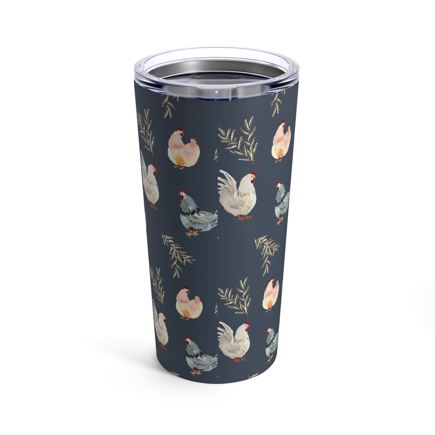 Tumbler 20oz - Chickens - Spruce