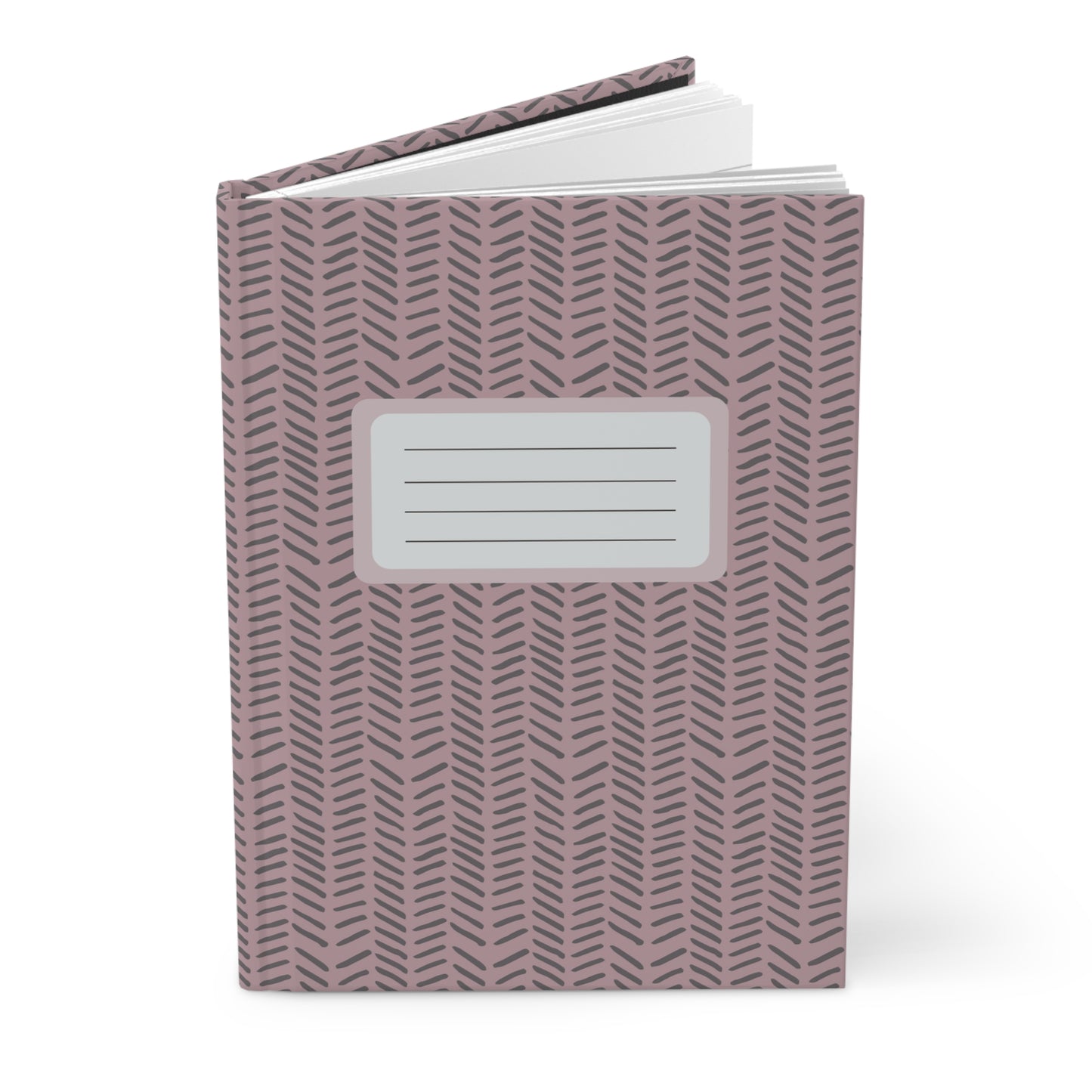 Hardcover Journal Matte - Herringbone