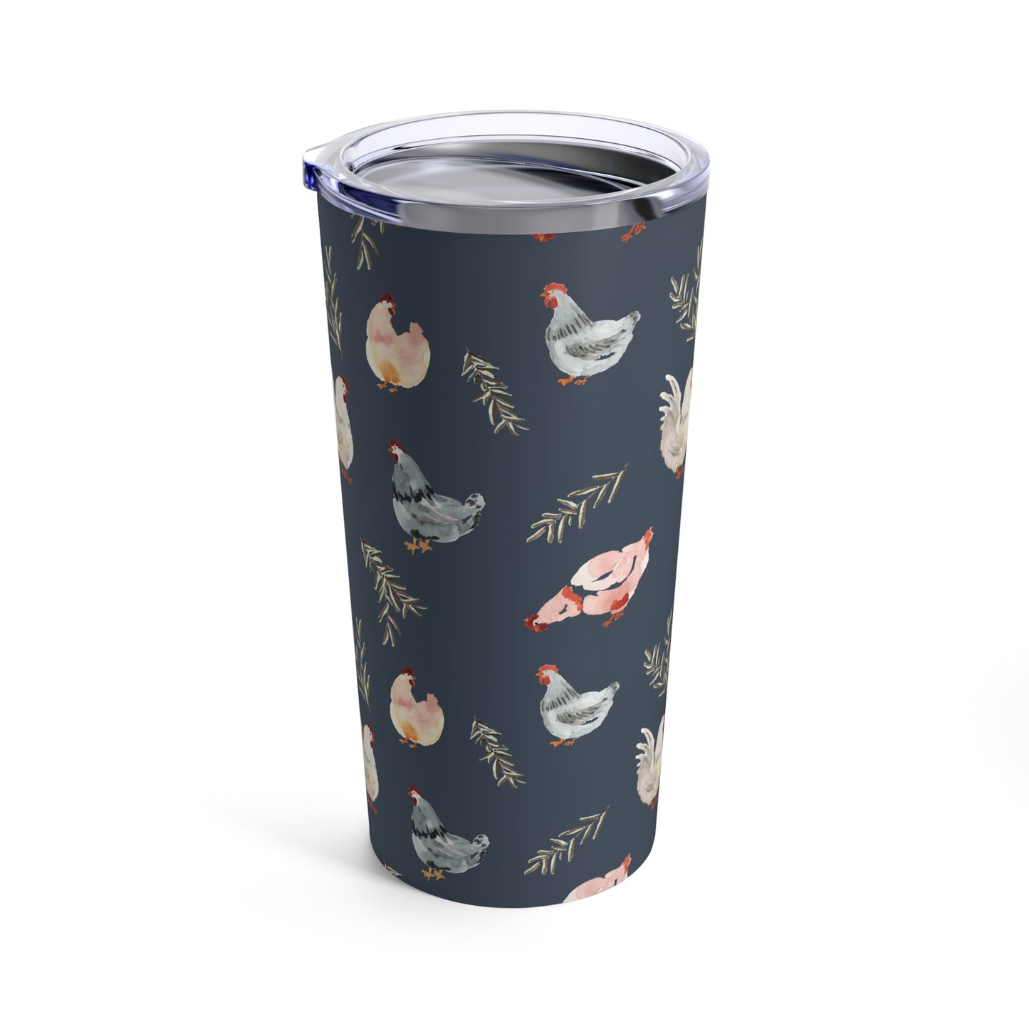 Tumbler 20oz - Chickens - Spruce